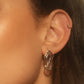 Exaggerated Line Earrings