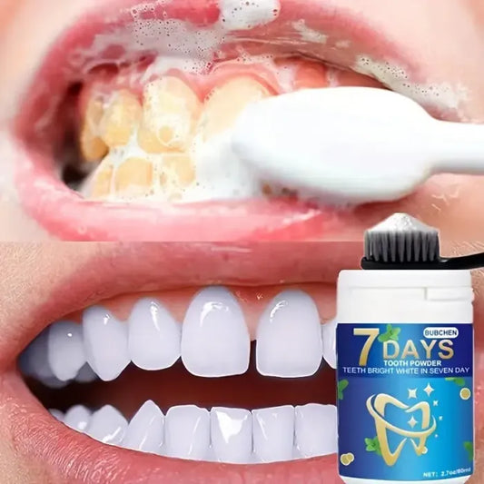 Tooth Cleaning Powder, Fresh Mint Flavor