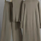 High-Elasticity Loose Knit Set - Long Wide-Leg Pants, Shawl Cardigan,