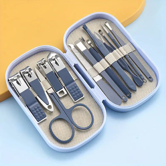 14pcs Stainless Steel Nail Care Set