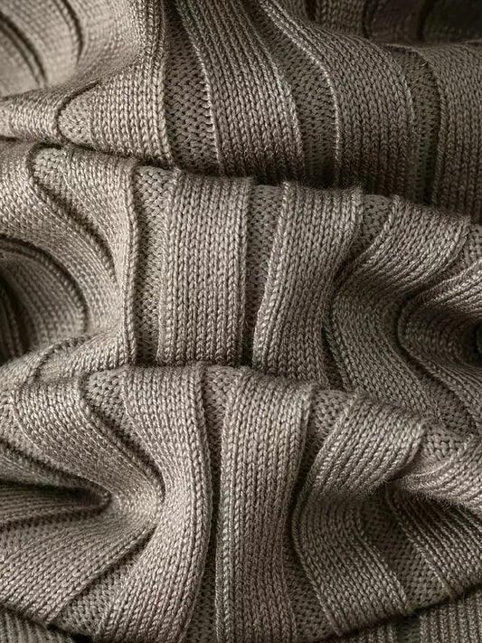 High-Elasticity Loose Knit Set - Long Wide-Leg Pants, Shawl Cardigan,