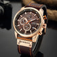 Waterproof Chronograph Men's Quartz Date Wristwatch - Sport Wrist Watch for Men