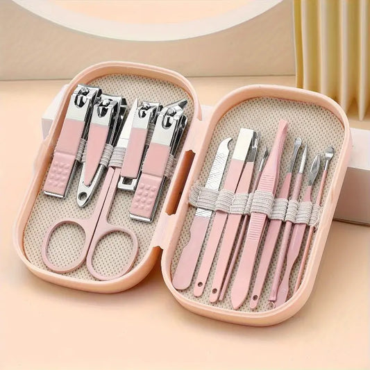 14pcs Stainless Steel Nail Care Set